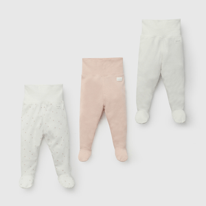 Pack Tres Patas Rosada de Bebé de New born talla RN a 24M