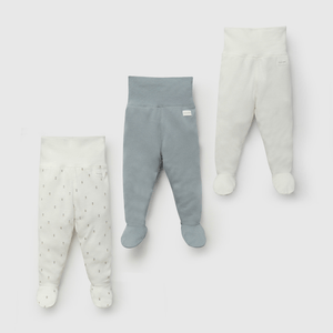 Pack Tres Patas Celeste de Bebé de New born talla RN a 24M