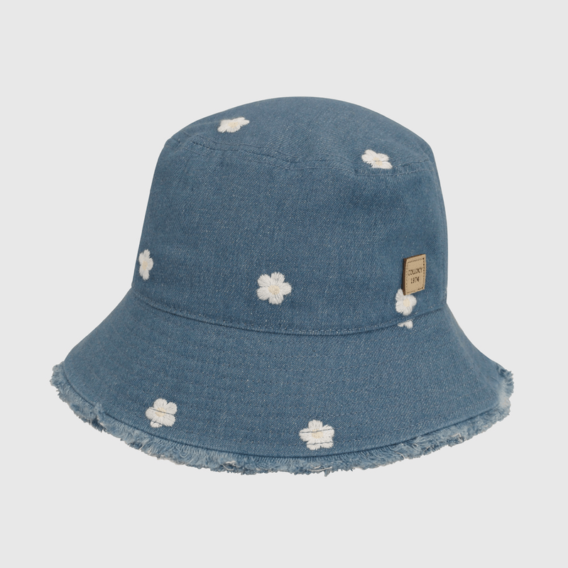 Gorro Bucket Mezclilla de Niña talla 2 a 12 añoss
