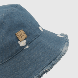 Gorro Bucket Mezclilla de Niña talla 2 a 12 añoss