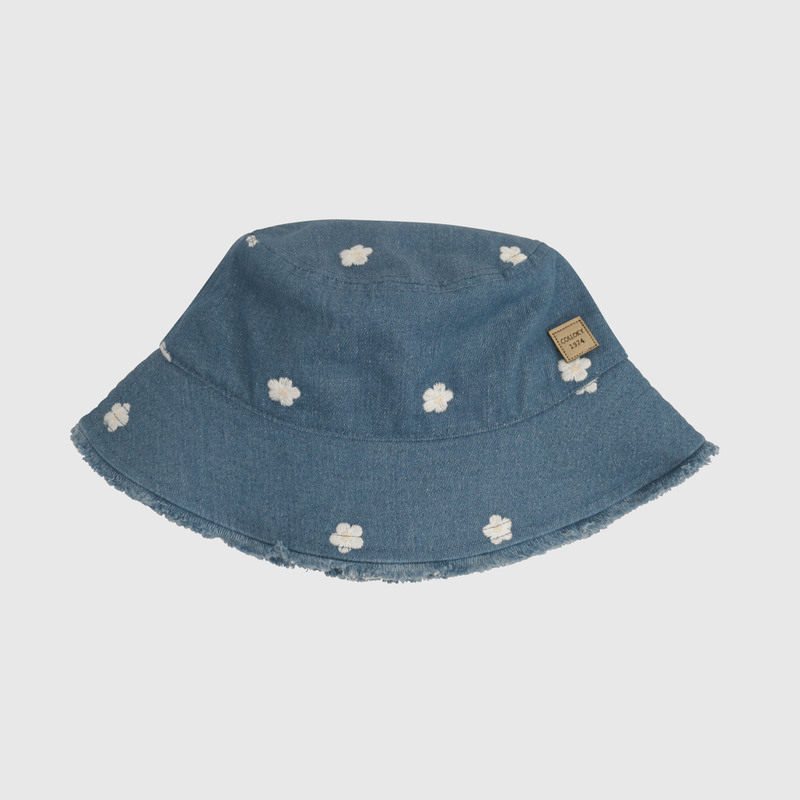 Gorro Bucket Mezclilla de Niña talla 2 a 12 añoss