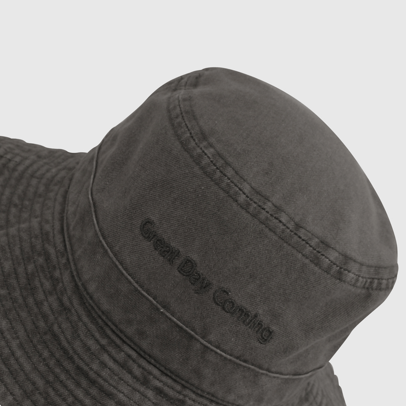 Gorro Bucket Negro de Niño talla 2 a 12 añoss