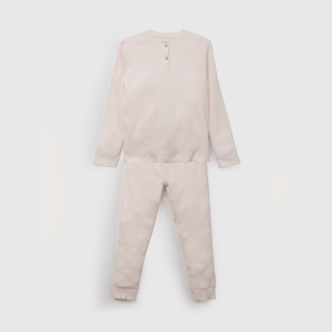 Pijama Morado Rib de Niña talla 2 a 12 añoss