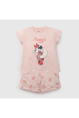 Pijama Rosado Minnie de Niña talla 2 a 12 añoss