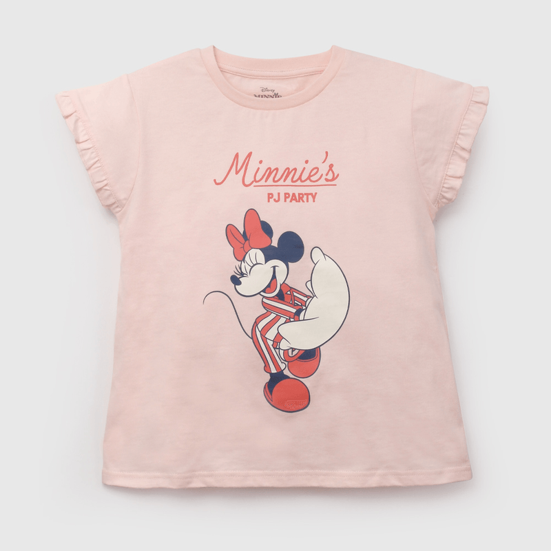 Pijama Rosado Minnie de Niña talla 2 a 12 añoss