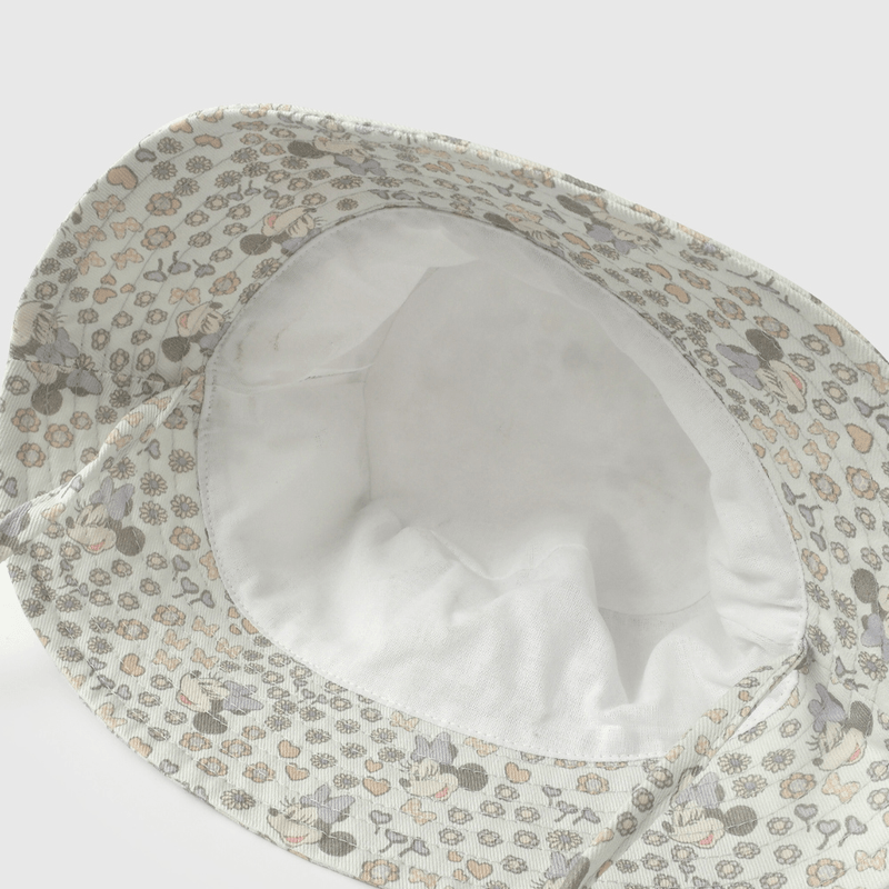 Sombrero Beige Minnie de Niña Infantil talla 3/6 M a 12/24M