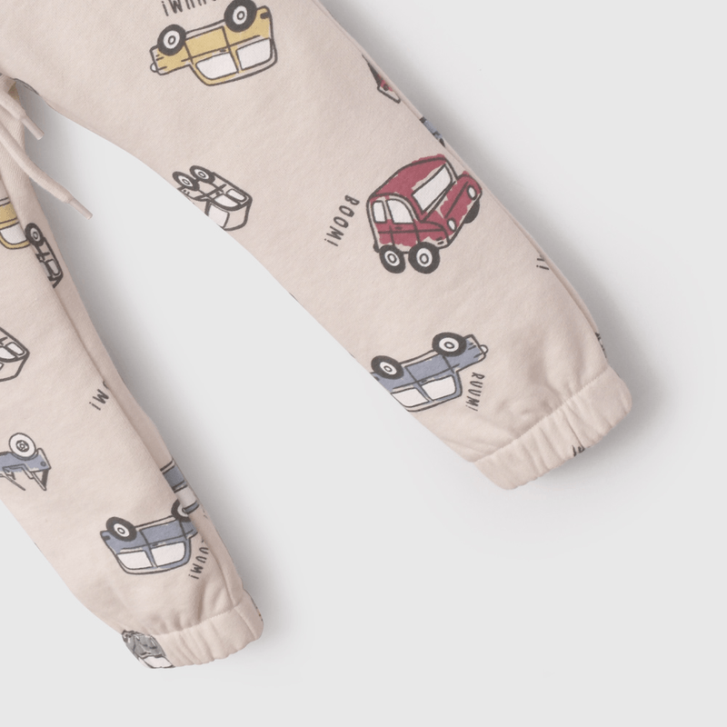 Buzo Beige Autos De Niño Infantil talla 3/6 M a 24m/36 M