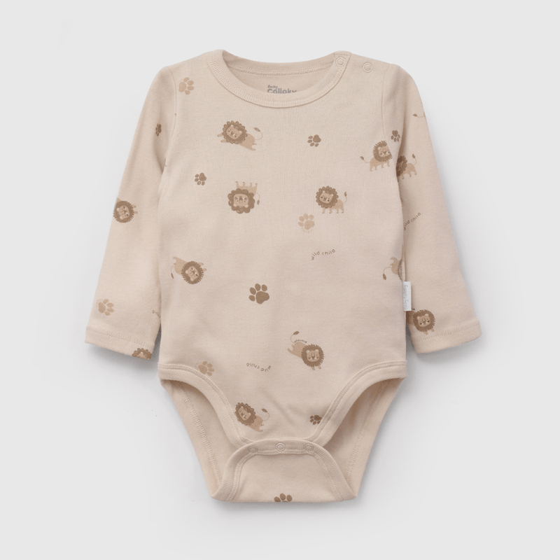 Pack Cinco Bodies de Bebé con broche talla 0/3 M a 18/24M