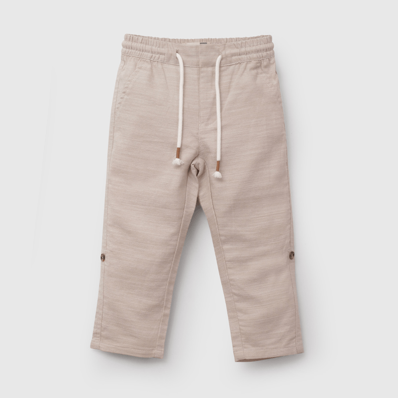 Pantalón algodón Beige  De Niño Infantil talla 3/6 M a 24m/36 M