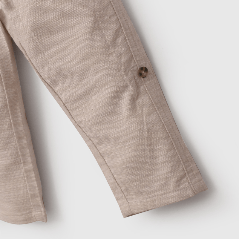 Pantalón algodón Beige  De Niño Infantil talla 3/6 M a 24m/36 M