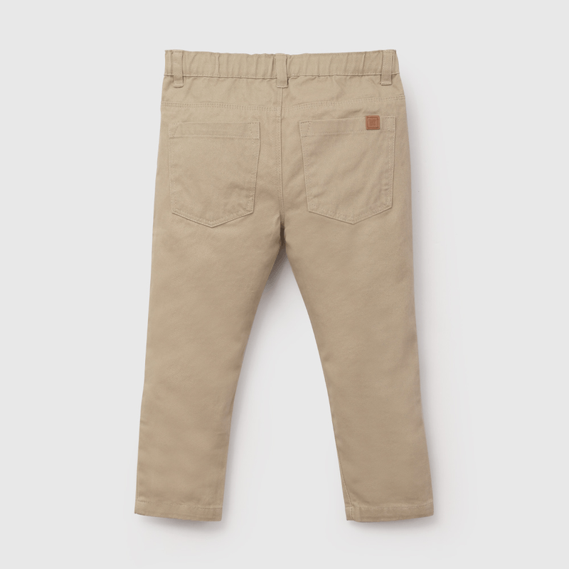 Pantalón Beige Gabardina De Niño Infantil talla 3/6 M a 24m/36 M