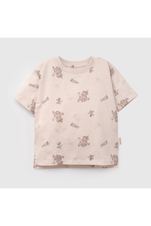 Polera Beige Rey León De Niño Infantil talla 3/6 M a 24m/36 M