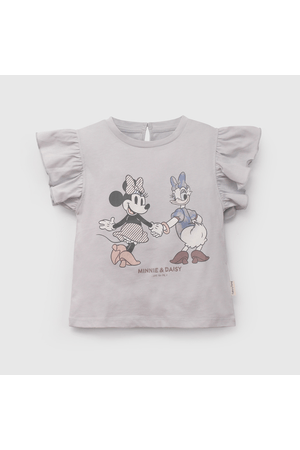 Polera Morada Minnie Y Daisy de Niña Infantil talla 3/6 M a 24m/36 M