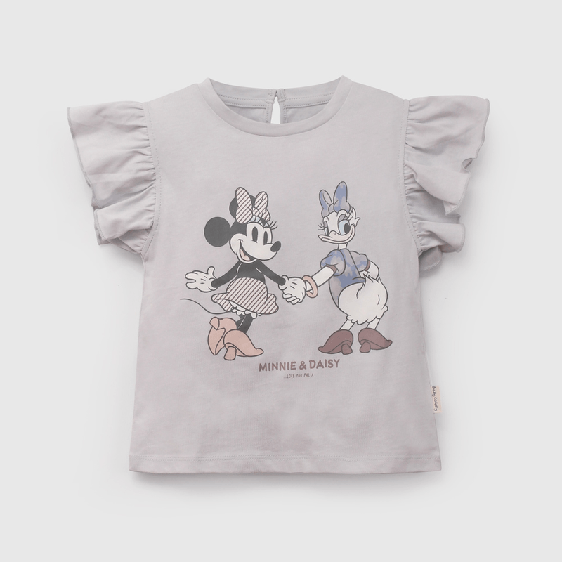 Polera Morada Minnie Y Daisy de Niña Infantil talla 3/6 M a 24m/36 M