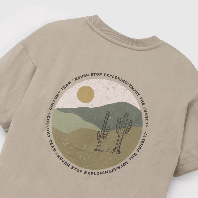 Polera Verde de Niño talla 3 a 12 añoss