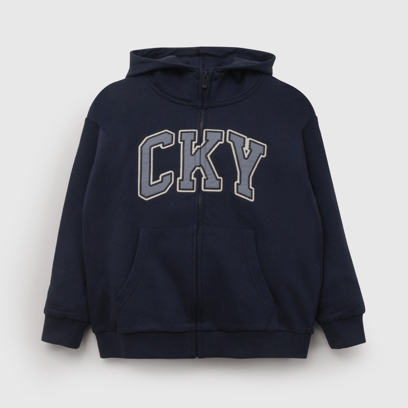 Polerón Azul Cky de Niño talla 3 a 12 añoss