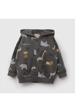 Polerón Negro Safari De Niño Infantil talla 3/6 M a 24m/36 M