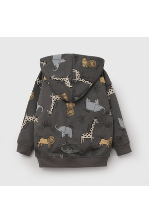 Polerón Negro Safari De Niño Infantil talla 3/6 M a 24m/36 M