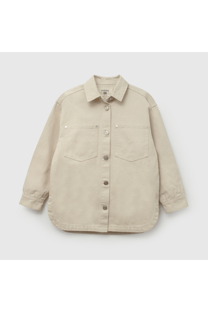 Sobre Camisa Beige  de Niña talla 3 a 12 añoss