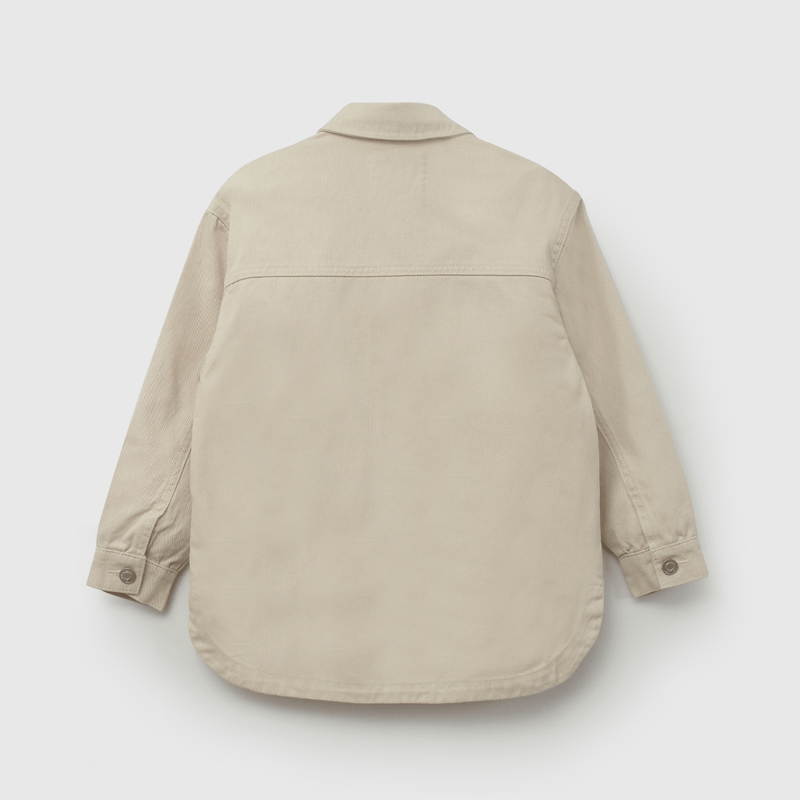 Sobre Camisa Beige  de Niña talla 3 a 12 añoss