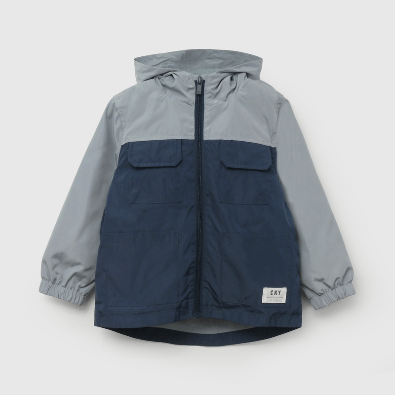 Cortaviento Azul De Niño Infantil talla 3/6 M a 24m/36 M