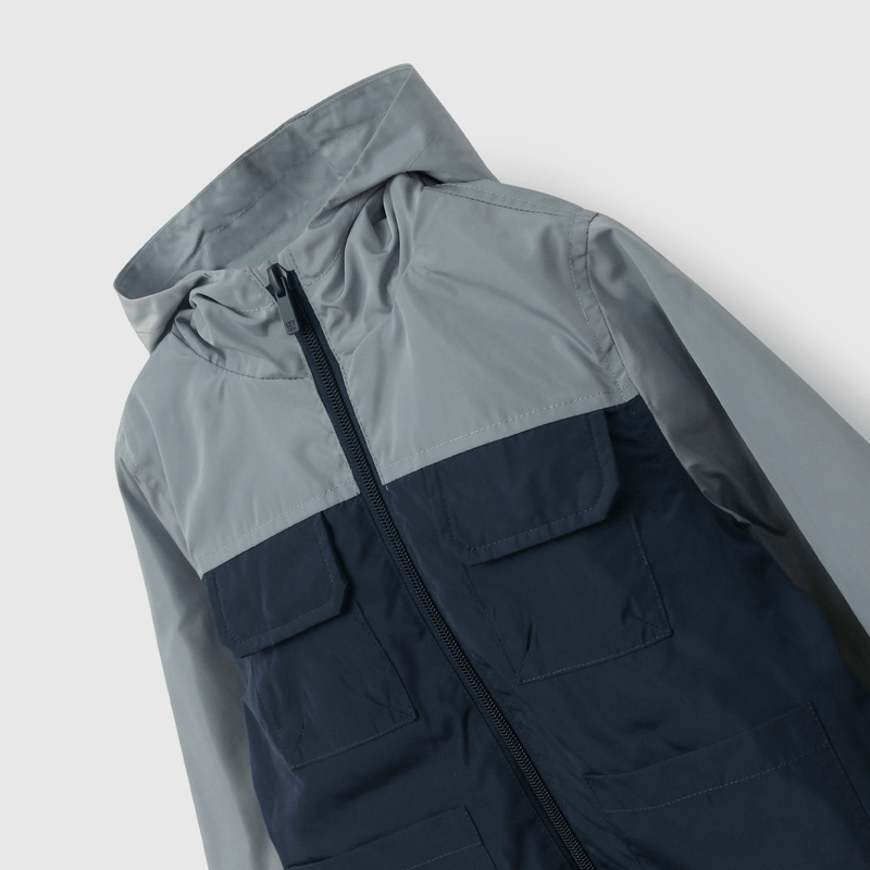 Cortaviento Azul De Niño Infantil talla 3/6 M a 24m/36 M