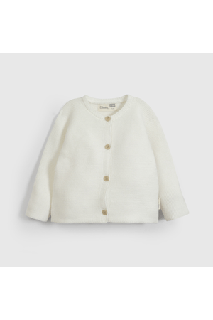 Chaleco Blanco Tejido Unisex de New born talla RN a 6/9 M