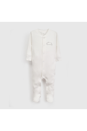 Osito Blanco Bordado Unisex de New born talla RN a 6/9 M