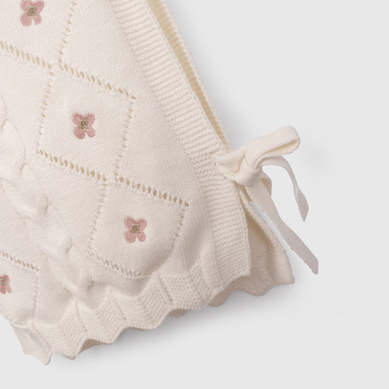 Sweater Beige Sin Mangas de Niña Infantil talla 3/6 M a 24m/36 M