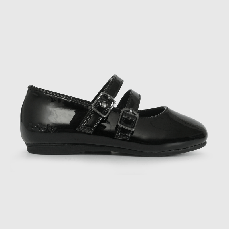 Ballerina Negra Charol de Caminante talla 21 a 27