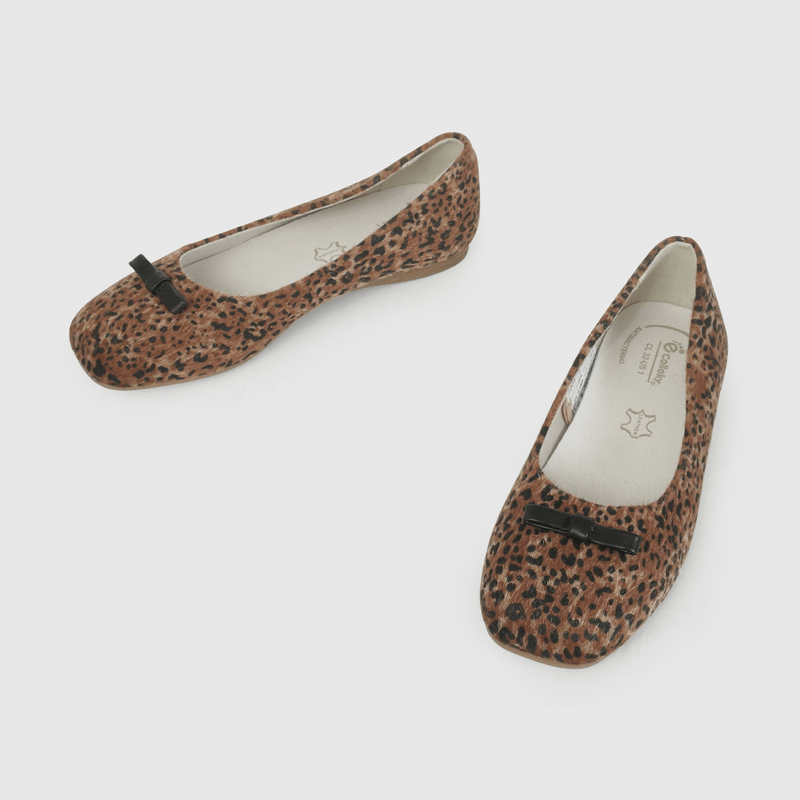 Ballerina Animal Print Lazo de Niño talla 28 a 38