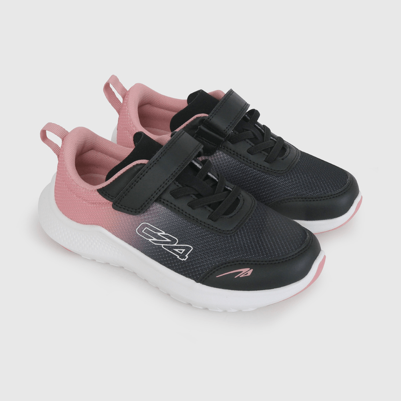 Zapatilla Deportiva Negra y Rosado de Niño talla 28 a 38