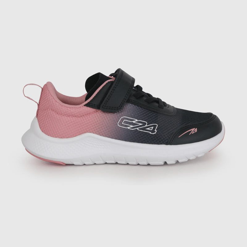 Zapatilla Deportiva Negra y Rosado de Niño talla 28 a 38