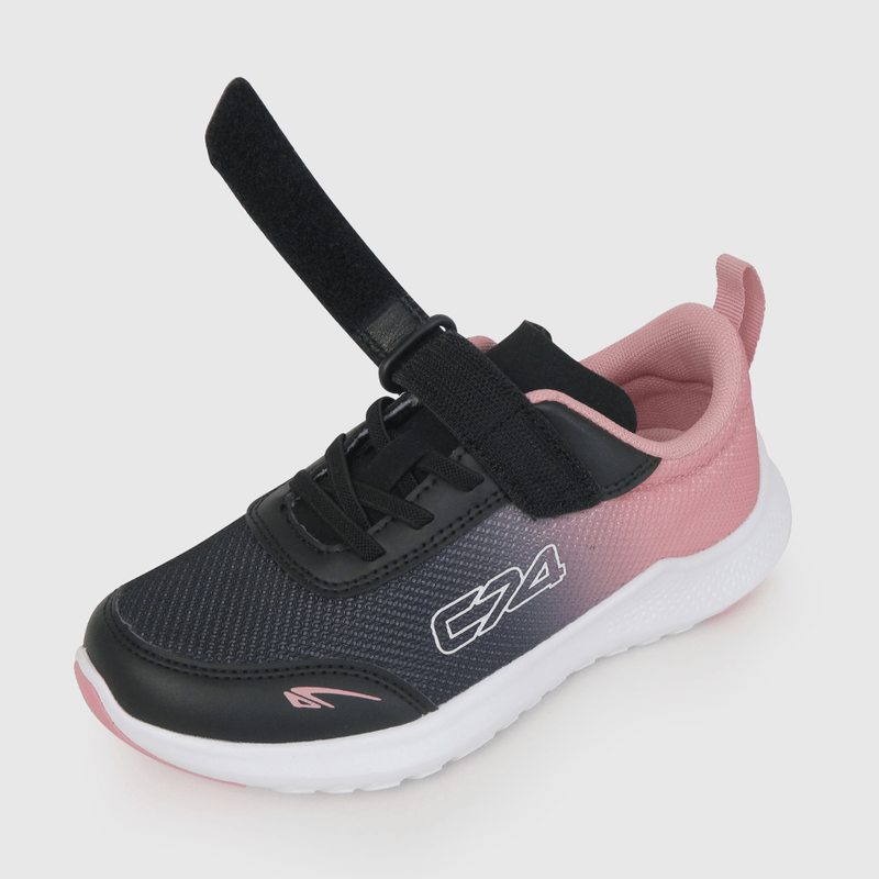 Zapatilla Deportiva Negra y Rosado de Niño talla 28 a 38