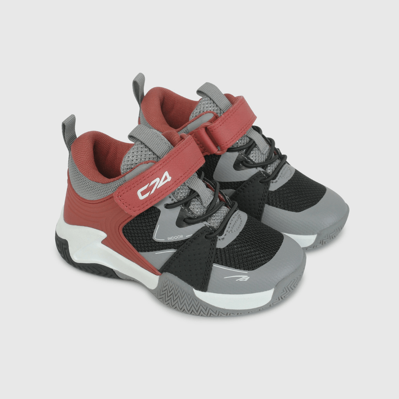 Zapatilla Deportiva Roja Caña Alta de Caminante talla 21 a 27