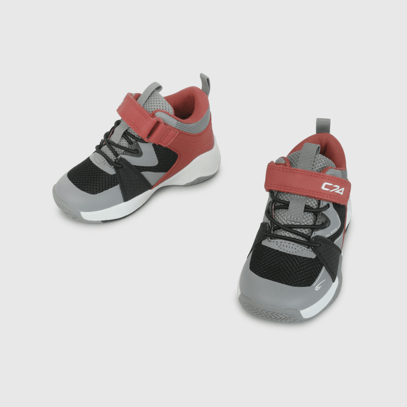 Zapatilla Deportiva Roja Caña Alta de Caminante talla 21 a 27