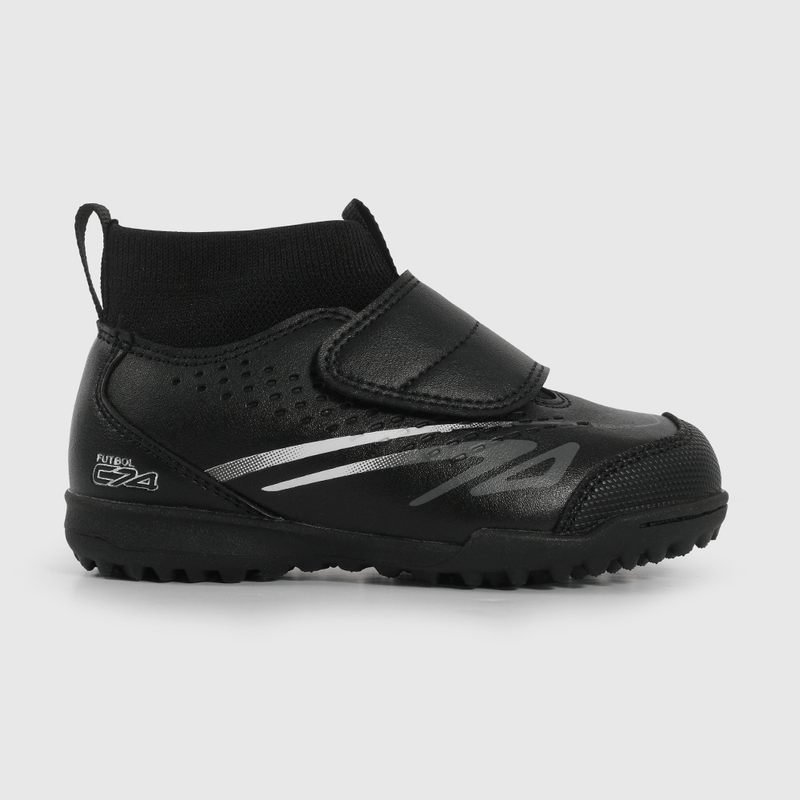 Zapatilla de Fútbol Negra de Caminante talla 21 a 27