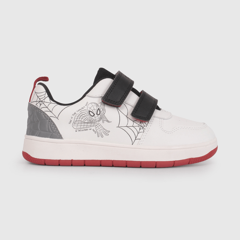 Zapatilla Blanca de Spiderman de Niño talla 28 a 38