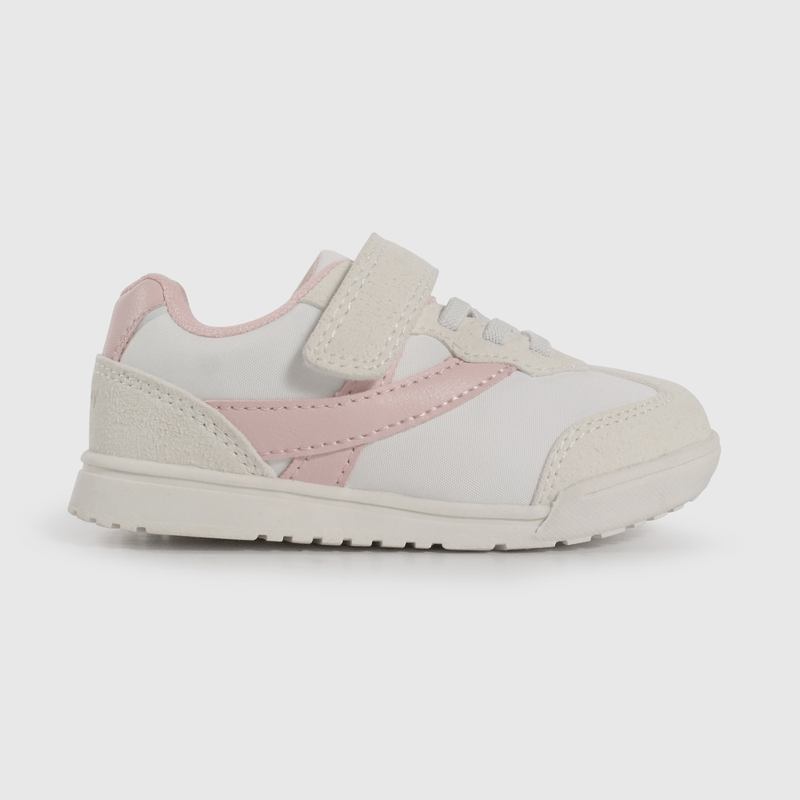 Zapatilla Urbana Beige y Rosado de Caminante talla 21 a 27