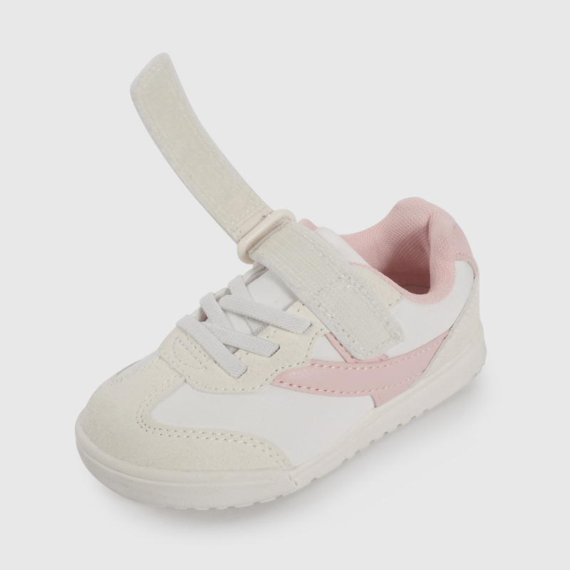 Zapatilla Urbana Beige y Rosado de Caminante talla 21 a 27