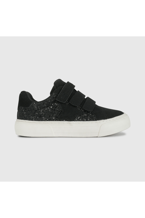 Zapatilla Negra con Brillos de Niño talla 28 a 38