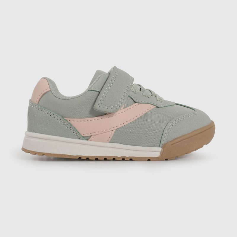 Zapatilla Urbana Menta y Rosado de Caminante talla 21 a 27
