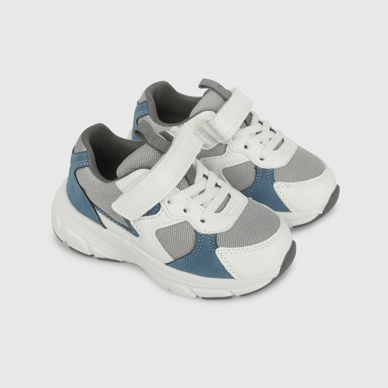 Zapatilla de Niño para Caminante Deportiva Blanca Talla 21 al 27