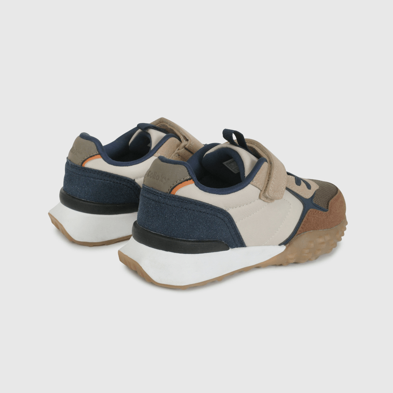 Zapatilla Urbana Azul con Verde de Niño talla 28 a 38
