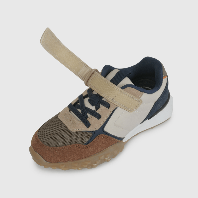 Zapatilla Urbana Azul con Verde de Niño talla 28 a 38
