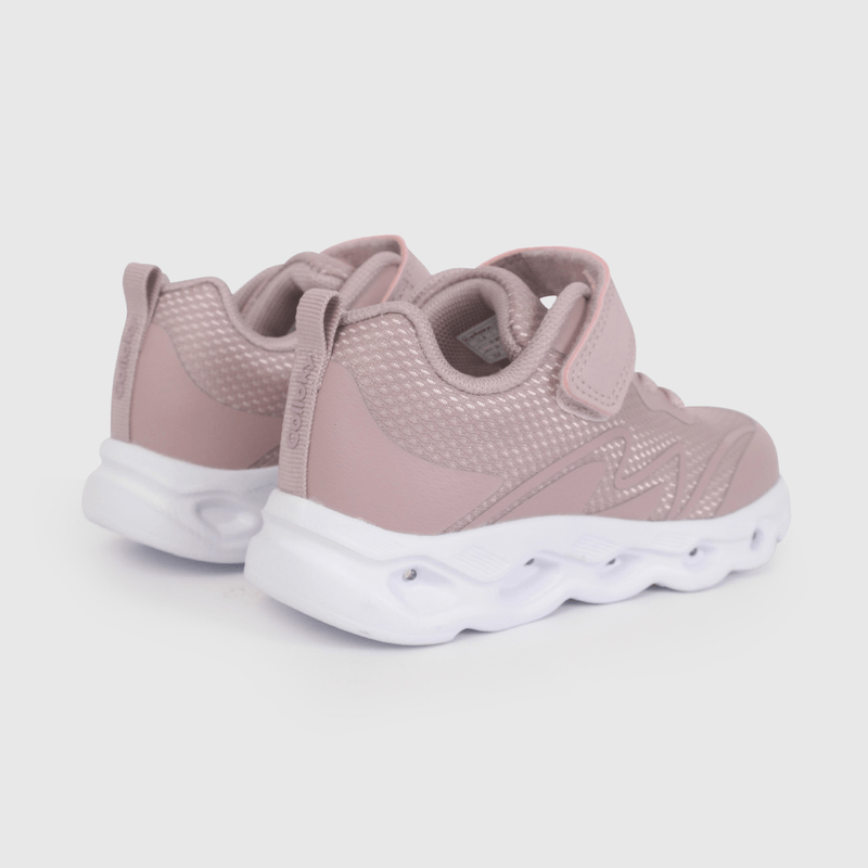 Zapatilla de Luces Rosada de Caminante talla 21 a 27