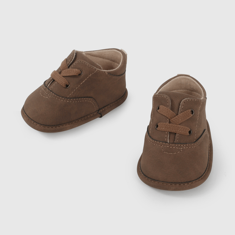 Zapato de Vestir Café de Bebé talla 14 a 18