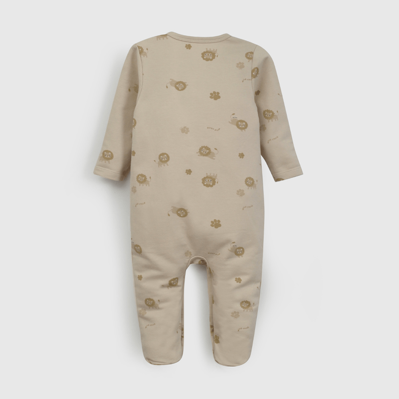 Osito Beige Estampado de Bebé de New born talla RN a 6/9 M
