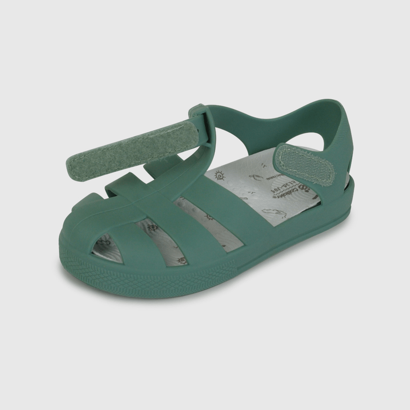 Sandalia Cangrejera de Agua Verde de Caminante talla 21 a 27
