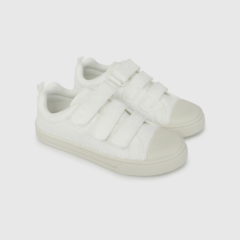 Zapatilla de Lona Blanca de Niño talla 28 a 38